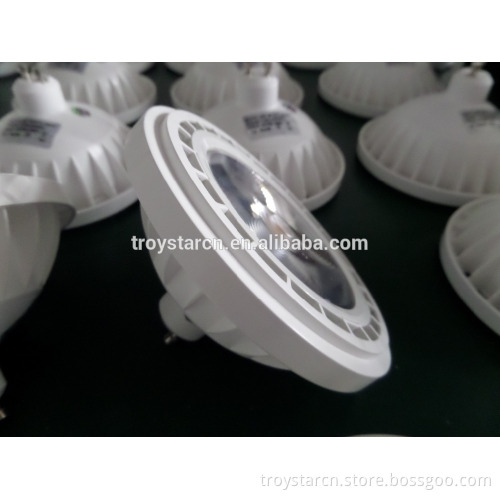 AR111 LED spotlight 12-15W GU10 Ra>80 to replace 100W Halogen lamp for commercial lighting